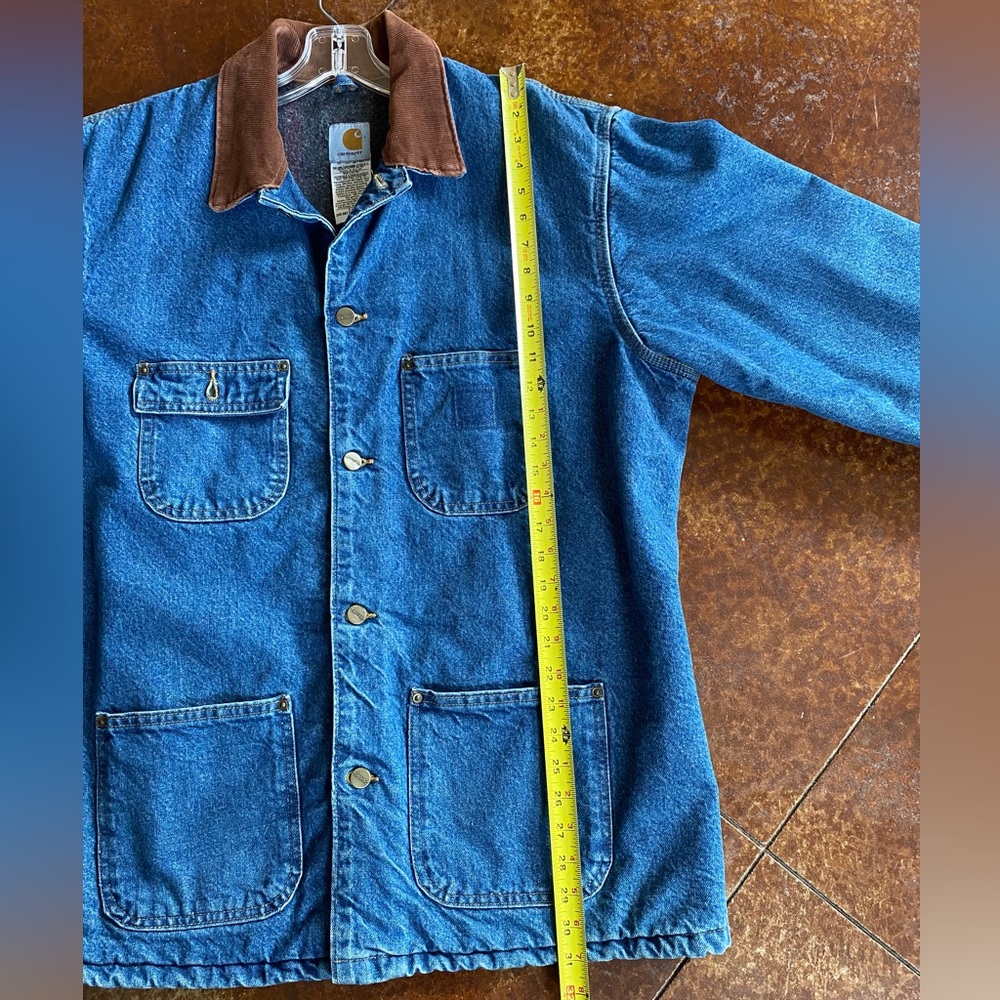 Carhartt Vintage Blanket Men’s Jean Jacket L - Picture 4 of 16